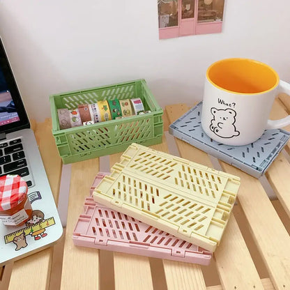 Cute Foldable Stackable Stationery Organizer