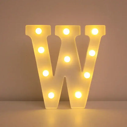 LED Alphabet Letter Name Lights for Elegant Wedding and Home Decor