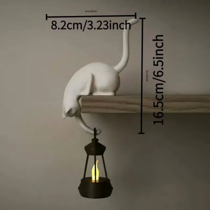 Charming Cat-Shaped Wall Hook - Whimsical Key Rack & Stylish Office Organizer