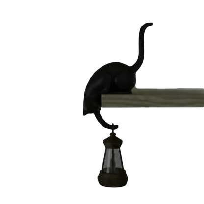 Charming Cat-Shaped Wall Hook - Whimsical Key Rack & Stylish Office Organizer