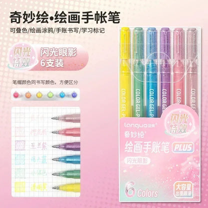 Unleash Your Creativity with the LANGUO Glitter Effects Gel Pen Set - 158 Dazzling Colors for Writing, Drawing, and Crafting!