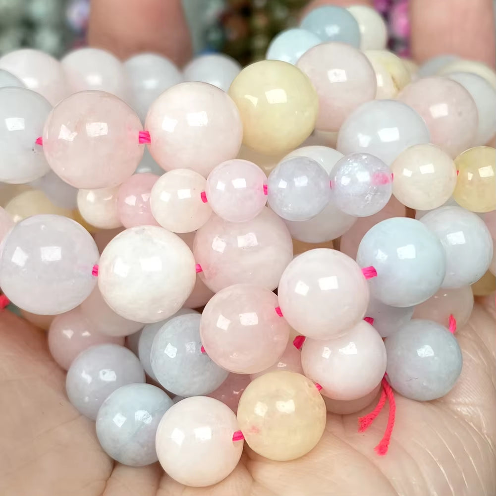 Vibrant Natural Stone Beads for Jewelry Making - Tiger Eye, Lava, Amazonite, Turquoise, Agate & Jasper in 4mm, 6mm, 8mm, 10mm Sizes for Stunning DIY Bracelets and Necklaces