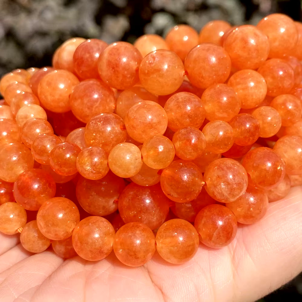 Vibrant Natural Stone Beads for Jewelry Making - Tiger Eye, Lava, Amazonite, Turquoise, Agate & Jasper in 4mm, 6mm, 8mm, 10mm Sizes for Stunning DIY Bracelets and Necklaces