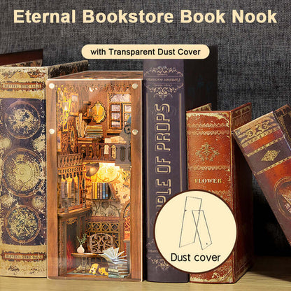 Magic Pharmacist DIY Book Nook Miniature Dollhouse with Touch Light - Fun Decoration & Great Gift Idea!