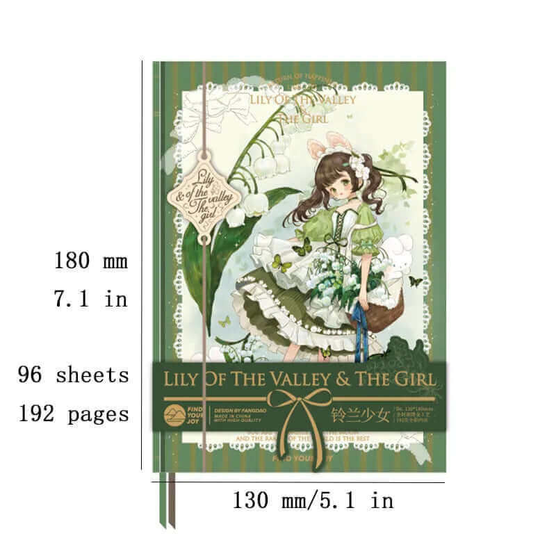 Lily of the Valley Girl Hardcover Notebook Set