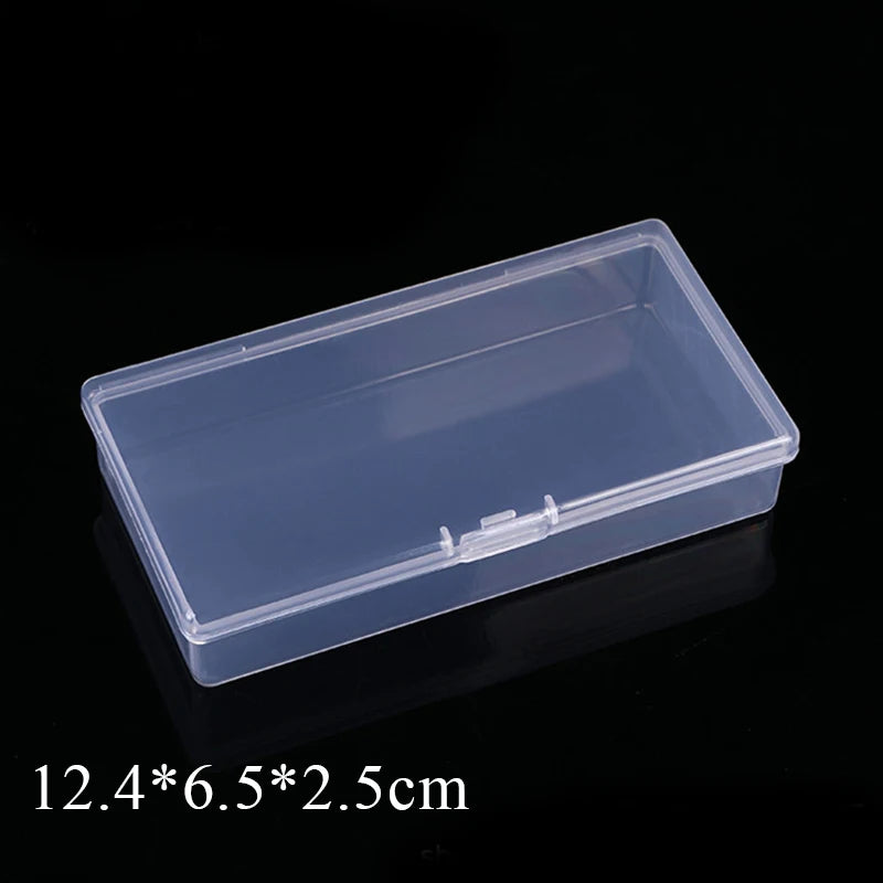 Elevate Your Workspace with Our Stylish Transparent Desktop Storage Box for Stickers and Craft Supplies
