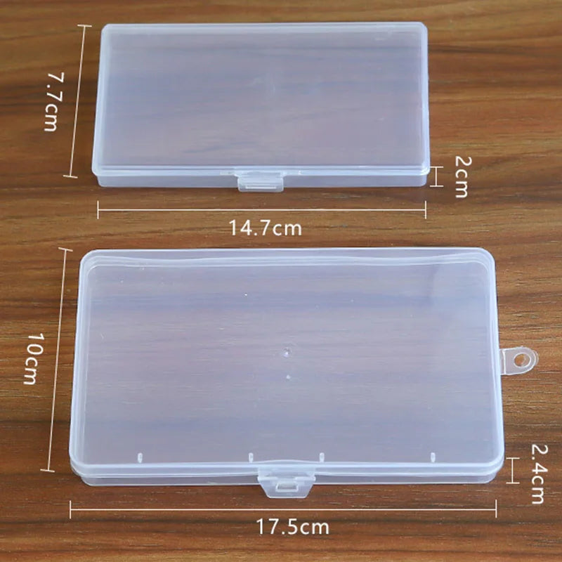 Elevate Your Workspace with Our Stylish Transparent Desktop Storage Box for Stickers and Craft Supplies