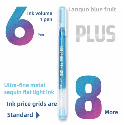 Unleash Your Creativity with the LANGUO Glitter Effects Gel Pen Set - 158 Dazzling Colors for Writing, Drawing, and Crafting!