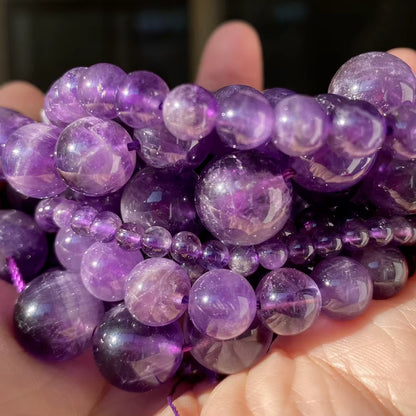 Vibrant Natural Stone Beads for Jewelry Making - Tiger Eye, Lava, Amazonite, Turquoise, Agate & Jasper in 4mm, 6mm, 8mm, 10mm Sizes for Stunning DIY Bracelets and Necklaces
