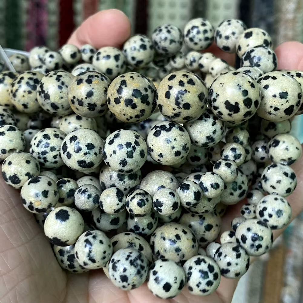 Vibrant Natural Stone Beads for Jewelry Making - Tiger Eye, Lava, Amazonite, Turquoise, Agate & Jasper in 4mm, 6mm, 8mm, 10mm Sizes for Stunning DIY Bracelets and Necklaces