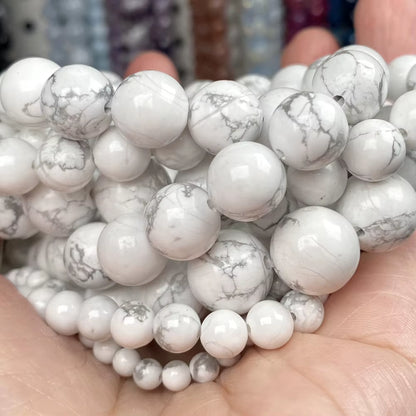 Vibrant Natural Stone Beads for Jewelry Making - Tiger Eye, Lava, Amazonite, Turquoise, Agate & Jasper in 4mm, 6mm, 8mm, 10mm Sizes for Stunning DIY Bracelets and Necklaces