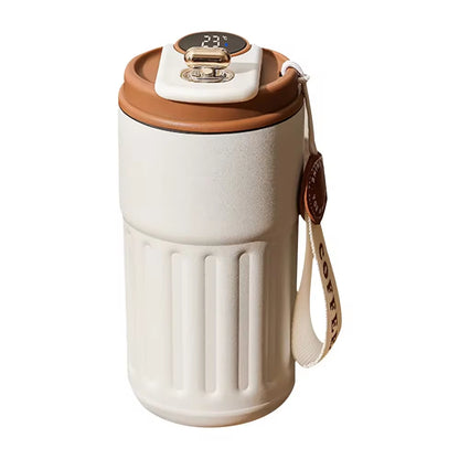 Smart Thermos Bottle with LED Temperature Display - 316 Stainless Steel Insulated Travel Mug for Hot & Cold Drinks