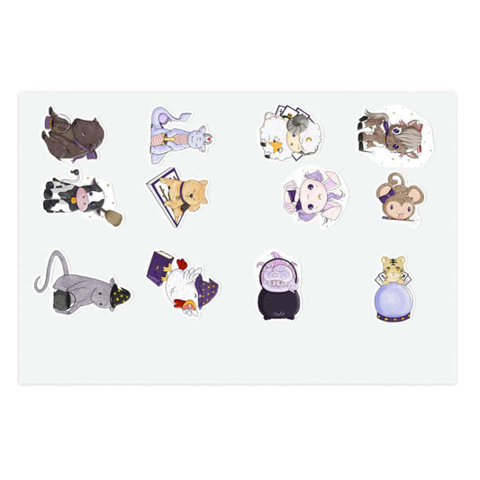 Zodiac animal stickers Aesthetic stickers