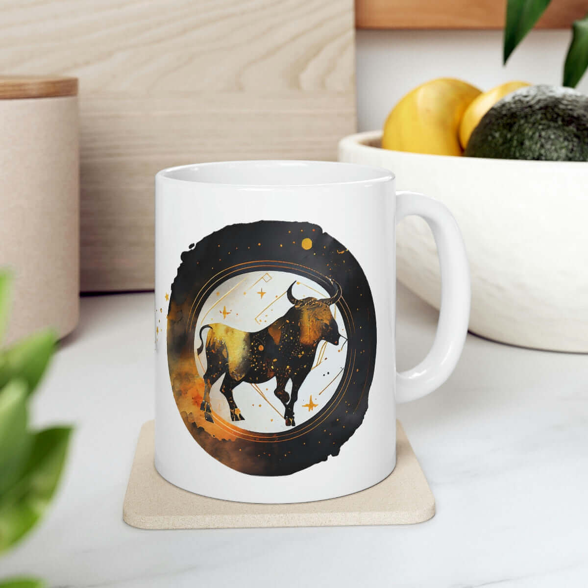 Taurus zodiac mug