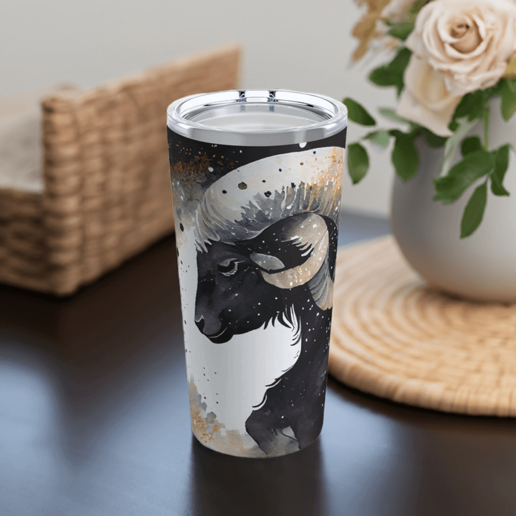 Aries travel mug for coffee