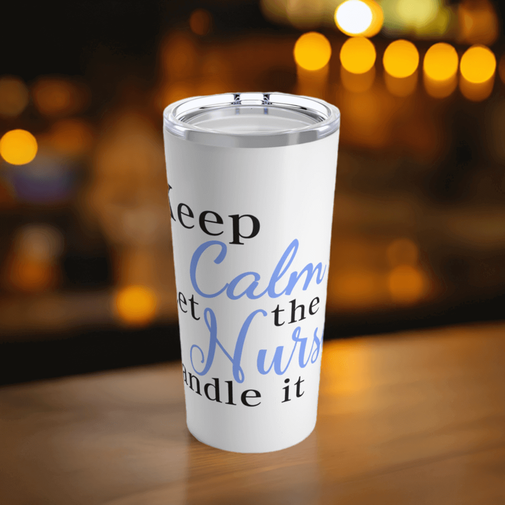 Keep calm nurse, travel mug