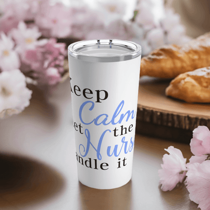 Keep calm nurse, travel mug