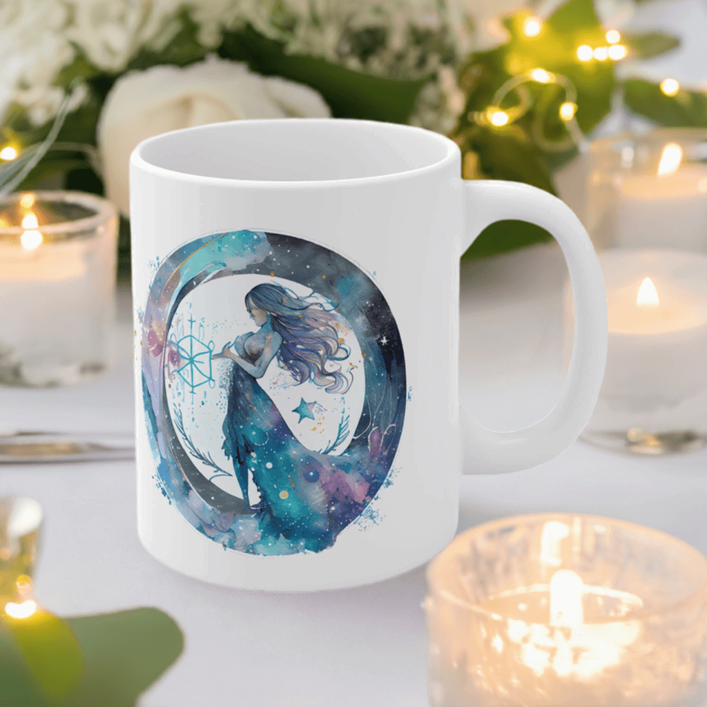 Aquarius coffee mug relax