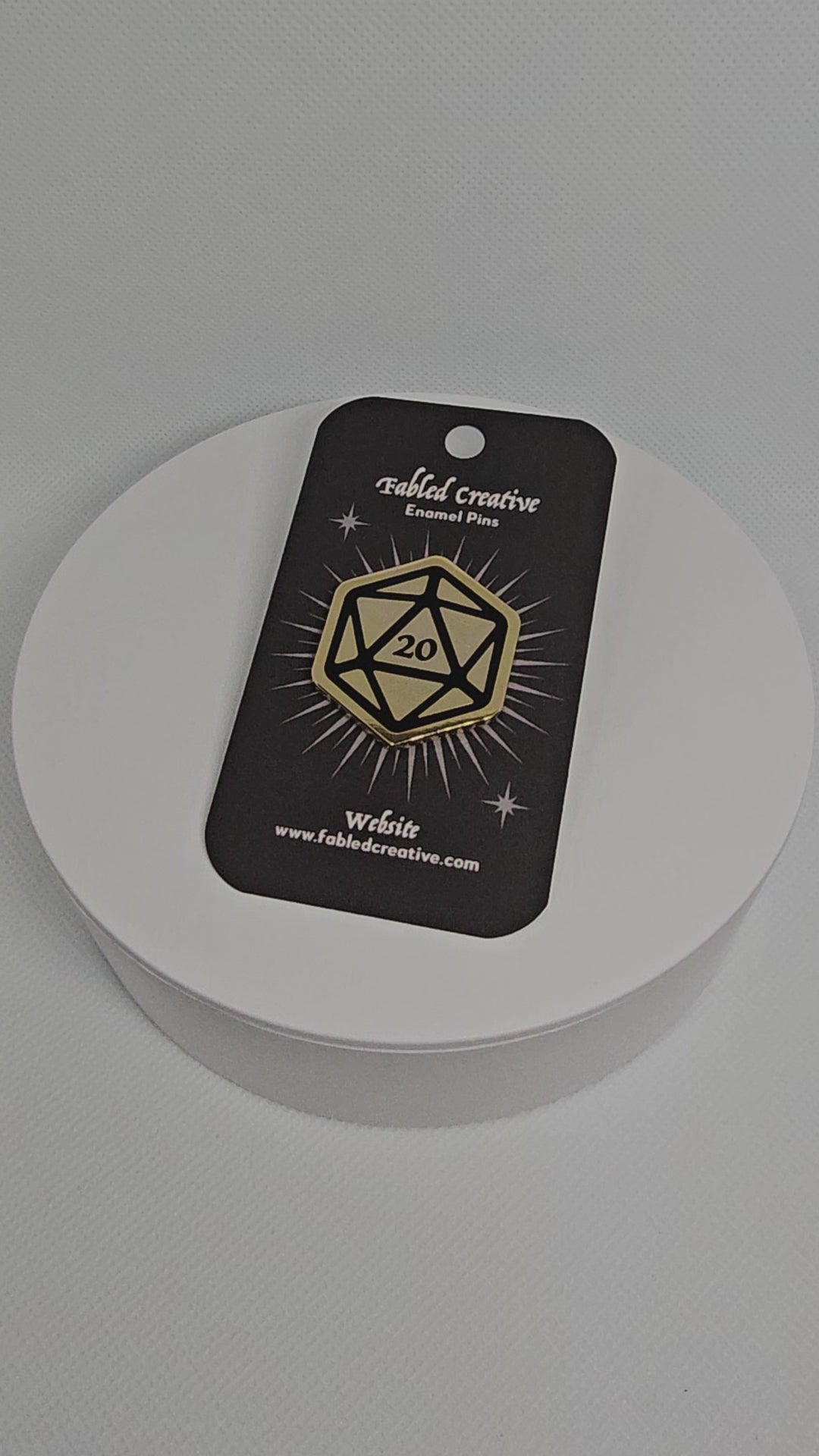 DND Enamel pin for gamers 