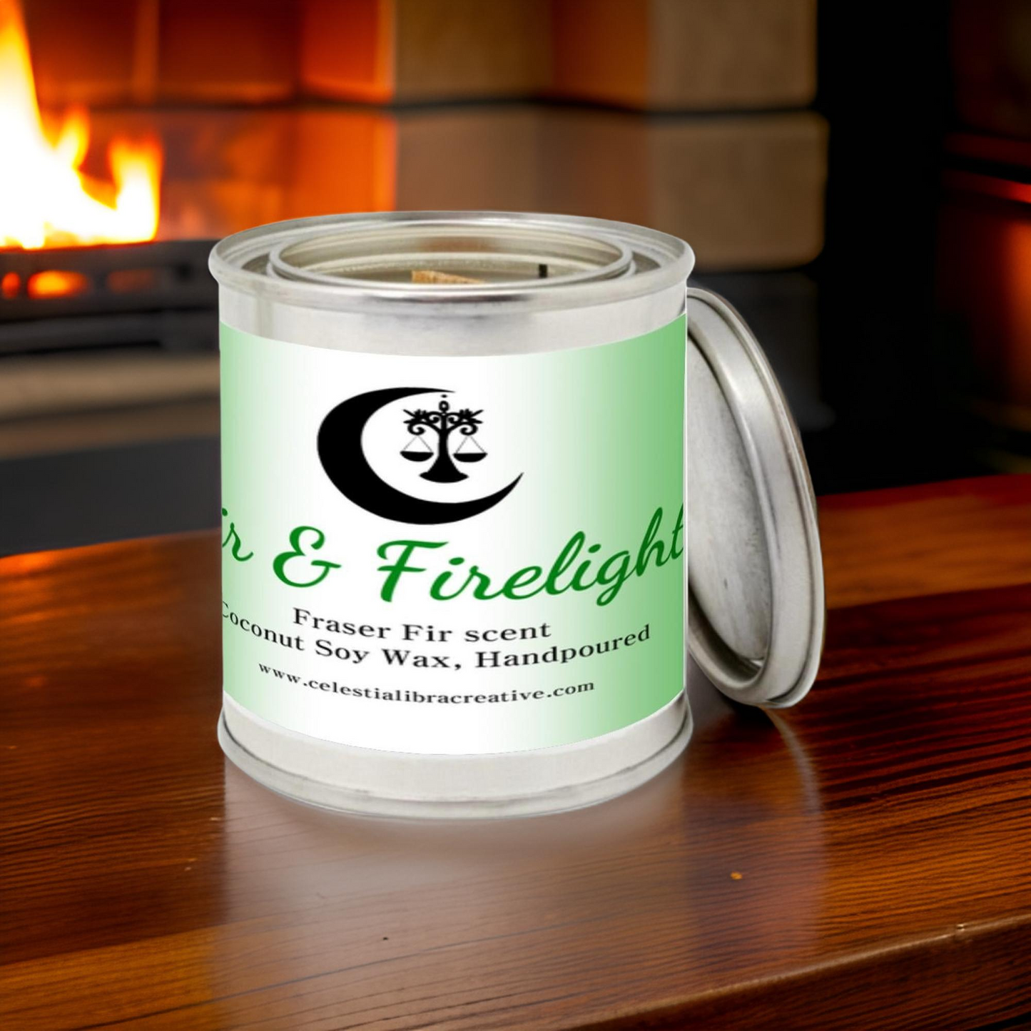 Artisanal Candle Collection: Scented Paint Can Delights with Wooden Wicks & Coconut Soy Wax