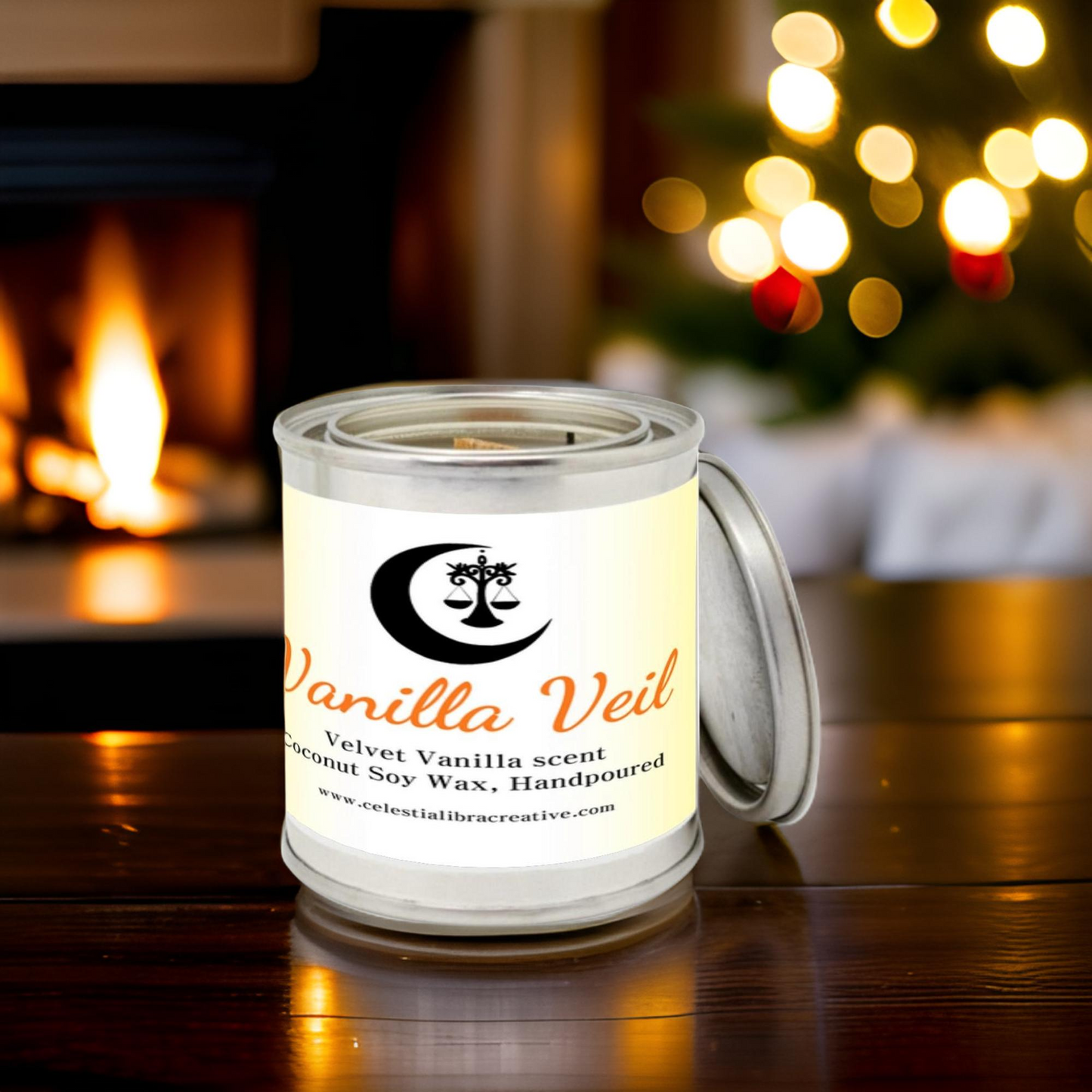 Artisanal Candle Collection: Scented Paint Can Delights with Wooden Wicks & Coconut Soy Wax