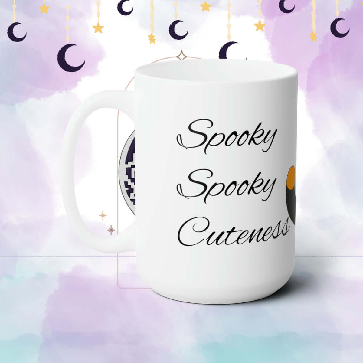 Franken kitty mug spooky kitty