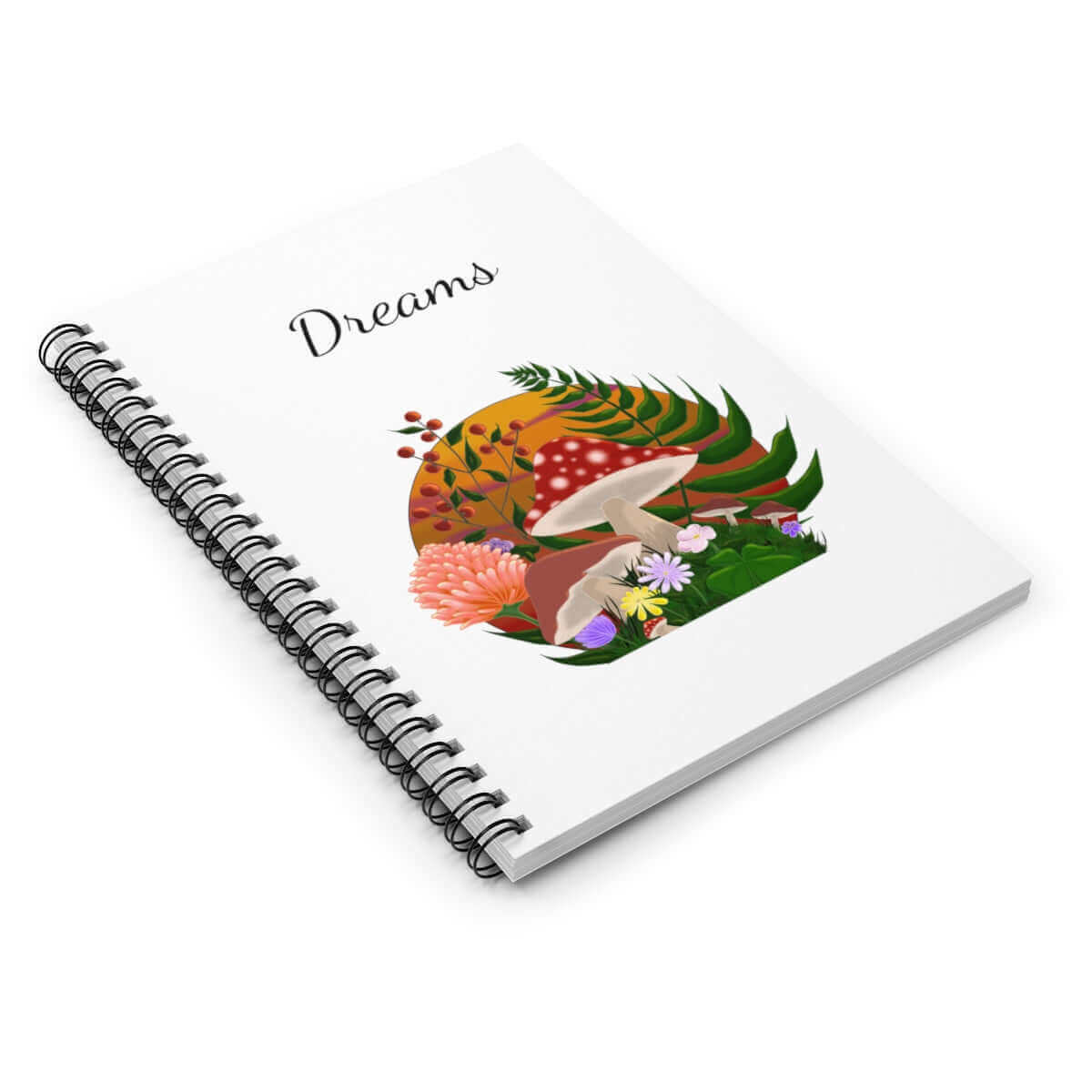 Flowers and Mushrooms NotebookDo you like Flowers and Mushrooms? Well here is the best of both world for your notebook needs! Whether for your journaling, note taking, or bullet journaling, this NotebooksCelestia Libra CreativeCelestia Libra CreativeMushrooms Notebook