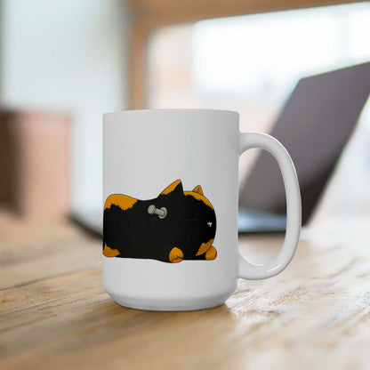 Franken kitty mug spooky kitty